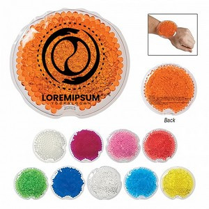 Round Gel Bead Therapy Ice Pack Hot/Cold Reusable Pain Relief for Muscles and Injuries
