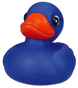 Rubber Blue Duck Toy