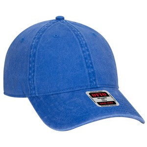 OTTO Garment Washed Pigment Dyed Cotton Twill 6 Panel Low Profile Dad Hat