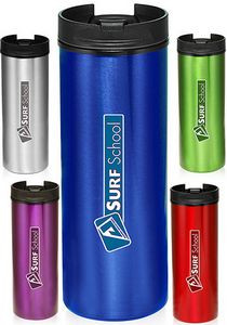 16 Oz. Slim Metallic Tumbler