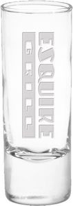2 Oz. Shooter Shot Glass/Votive - Deep Etched