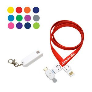 3-in-1 Lanyard Charging Cable