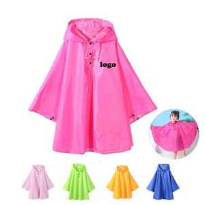 Lightweight Rain Poncho for Kids