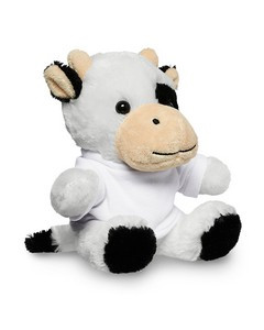 7" Plush Cow with T-Shirt