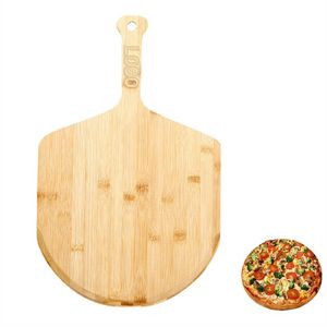 Pizza Peel Paddle Cutting Board Handles Premium Bamboo
