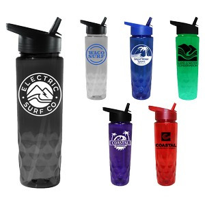 24 oz. Recycled Bottle with Straw Cap