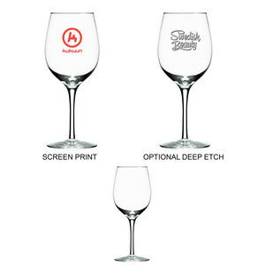 12 Oz. Wine Glass (Screen Printed)