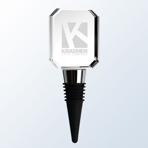Crystal Wine Stopper - Octagon