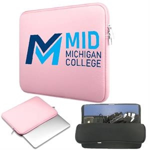Neoprene Laptop Sleeve w/ Zipper & Interior Compartment