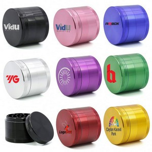 Premium Aluminum Alloy Herb Grinder 2.45 Inches 4 Piece Metal Grinder with Pollen Catcher