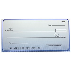 Custom Economy Giant Checks 30 X 60 Inch