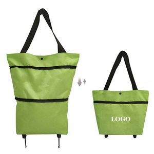 Collapsible Wheeled Shopping Cart