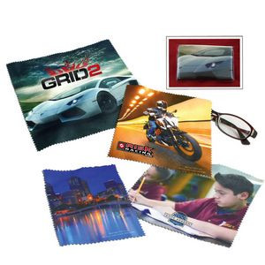 Free Shipping Full Color Cleaning Cloth- 4" x 6"