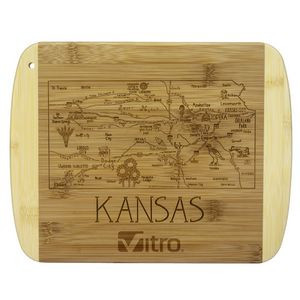 A Slice of Life Kansas Serving & Cutting Board