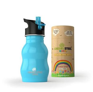 Greens Steel® Coated 12 Oz. Reusable Kids Steel Water Bottle