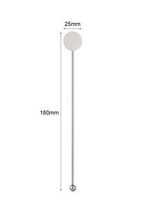 Stainless Steel Round Top Swizzle Stirrer Sticks