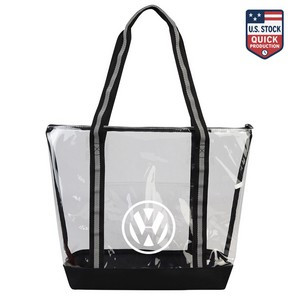 ClearView DailyMate Zippered Clear Tote