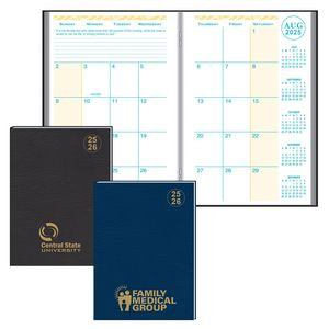 Academic Desk Monthly Planner w/ Morocco Cover : 2024-2025