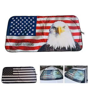 Sublimation Car Windshield Sun Shade with Pouch