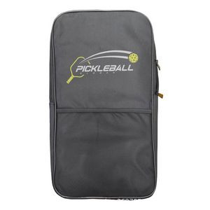 Pickleball Zipper Bag with a Front Mesh Pocket