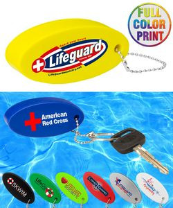 Union Printed - Floating Stress Reliever Keychain Ball with full Color Logo