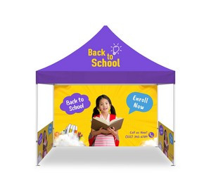 10ft Custom Aluminum Canopy Tent (Toper+Frame)