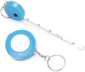 Soft Tape Measure Sewing Tailor Retractable Ruler Keychain