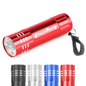 Aluminum 9 LED Flashlight