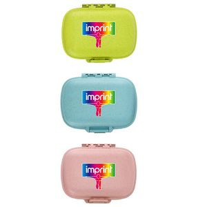 Wheat Straw Moisture Proof Pill Box