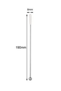 Stainless Steel Rectangle Cocktail Stirrers Swizzle Stick Beverage Coffee Stirrer
