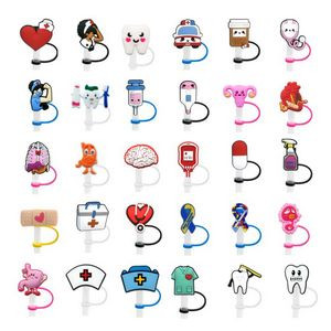 Silicone Medical Style Straw Topper (No Decoration)