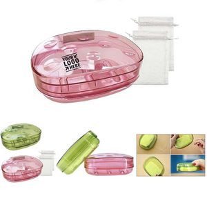 Home Shower Outdoor Camping Portable Transparent Plastic Soap Case