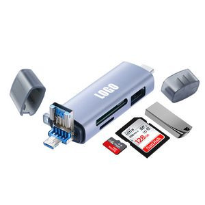 6 in 1 OTG USB 3.0 Memory Card Reader