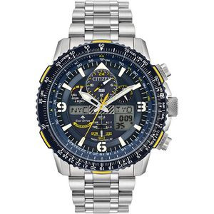 Citizen® Men's Promaster Blue Angels Skyhawk A-T Eco-Drive Watch, SS with Blue Angels Insignia