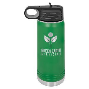 Polar Camel 20oz Green Stainless Steel Water Bottle