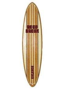 5'8 Bamboo Surfboard - Epoxy/Fiberglass