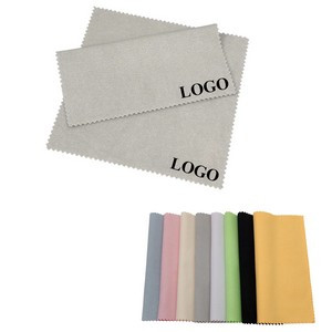 Soft Lint free Microfiber Island Silk Suede Serrated Edge Glasses Cloth