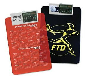 Letter Size Clipboard w/Dual Power Calculator Clip