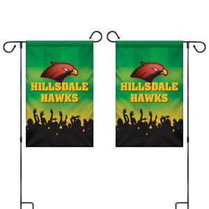 12" x 18" Custom Double Sided Garden Banner