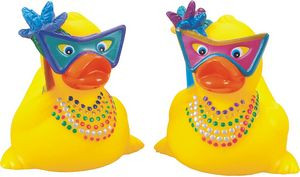 Rubber Mardi Gras Duck© Toy
