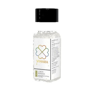 2 Oz. Lemon Verbena Bath Salts In Tall Square Jar
