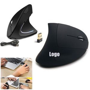 Rechargeable Ergonomic Wireless Vertical Mouse w/Silent Click for Gaming & Office Use