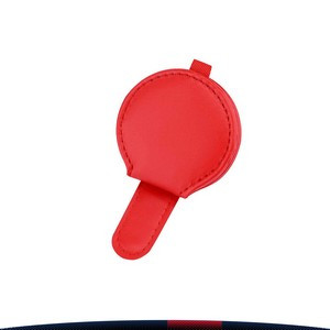 Roda Round PU Leather Car Eyeglasses Clip