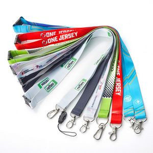 High Quality Polyester Fiber Sublimation Lanyard