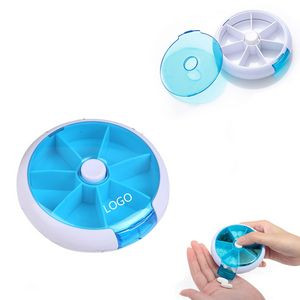 Spinning Round Pill Case
