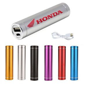 2200mAh Round Cylindrical Shaped Portable Charger