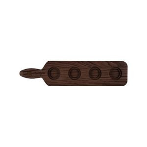 Walnut Paddle 4-Slot Sampler Board