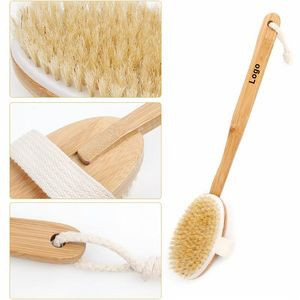 16 inches Bamboo Detachable Bath Brush