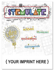 STEMulate - Adult Coloring and Puzzle Book Combo