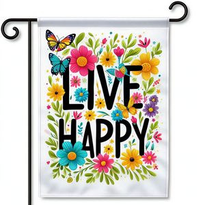Single Layer 18" X 12" Outdoor Garden Flag